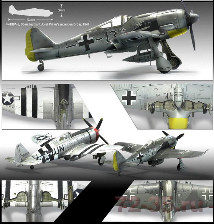 Набор самолетов P-47D и FW190A-8 12513_fw190a8_p47d_730-3_enl.jpg