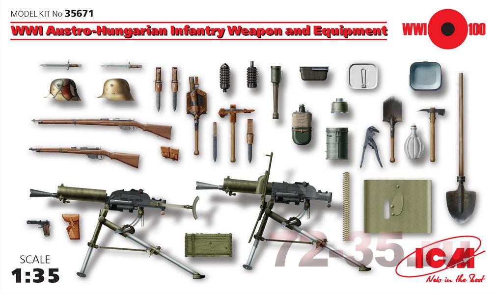 Вооружение и снаряжение пехоты Австро-Венгрии І МВ