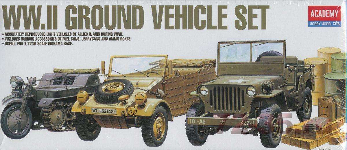 Набор техники WW.II GROUND VEHICLE SET