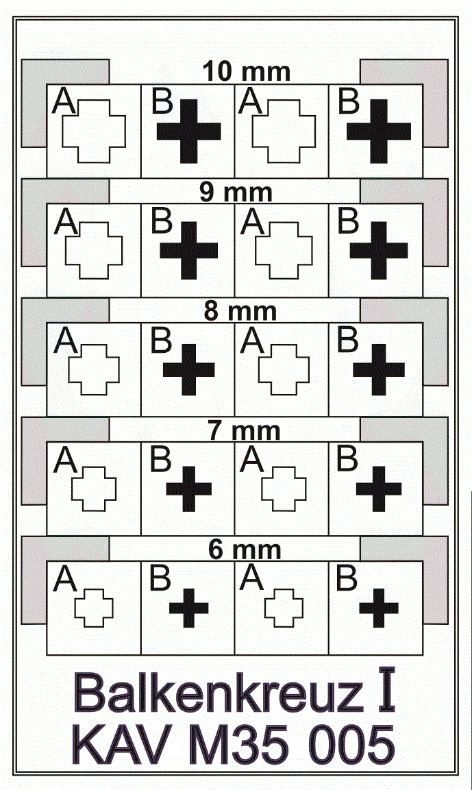 Трафарет "Балочный крест" (Balkenkreuz) тип 1 KAV_M35005_enl.gif