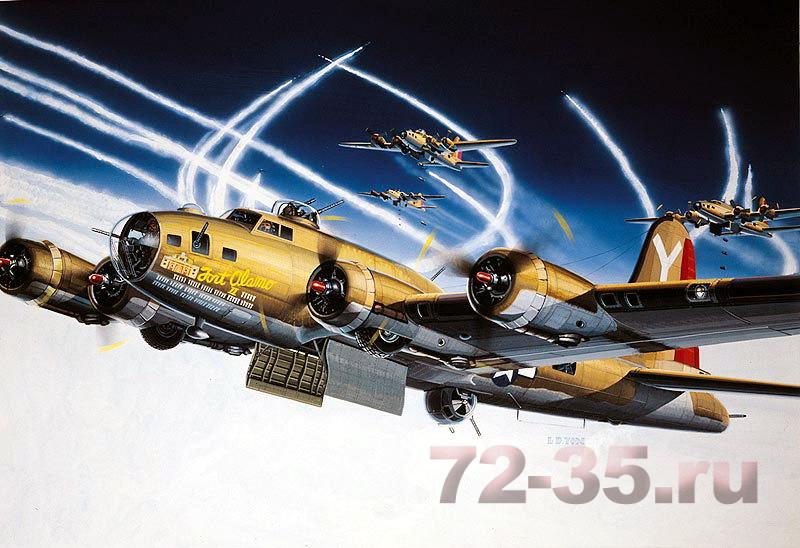 Бомбардировщик Боинг B-17F