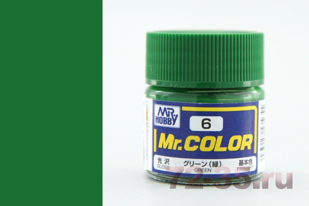 Краска Mr. Color C6 (GREEN) c006_z1_enl.jpg