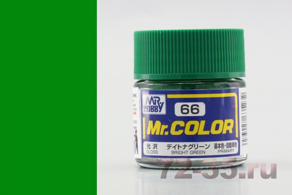 Краска Mr. Color C66 (BRIGHT GREEN) c066_z1_enl.jpg