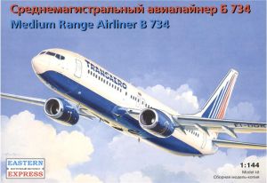 Авиалайнер Б-734 ТрансАэро