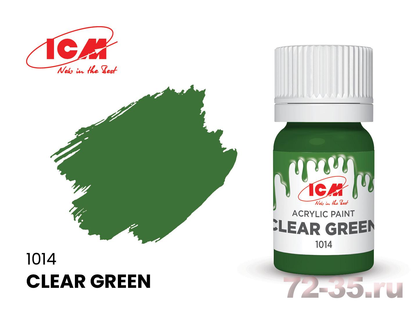 Краска ICM Лак зеленый(Clear Green)