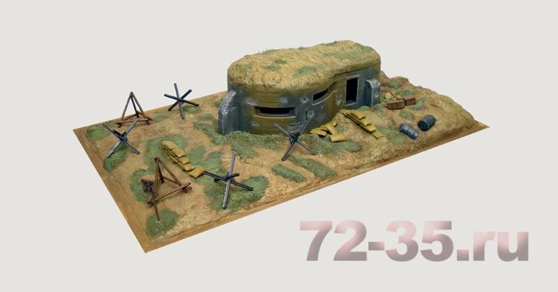 Солдаты WWII-BUNKER AND ACCESSORIES