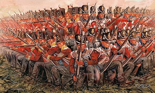 Солдаты NAPOLEONIC WARS - BRITISH INFANTRY 1815