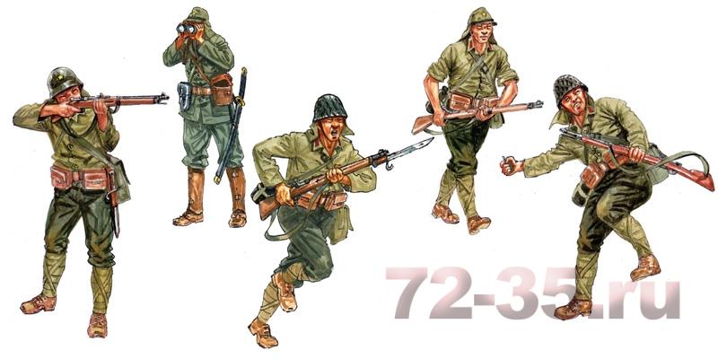 Солдаты WWII- JAPANASE INFANTRY